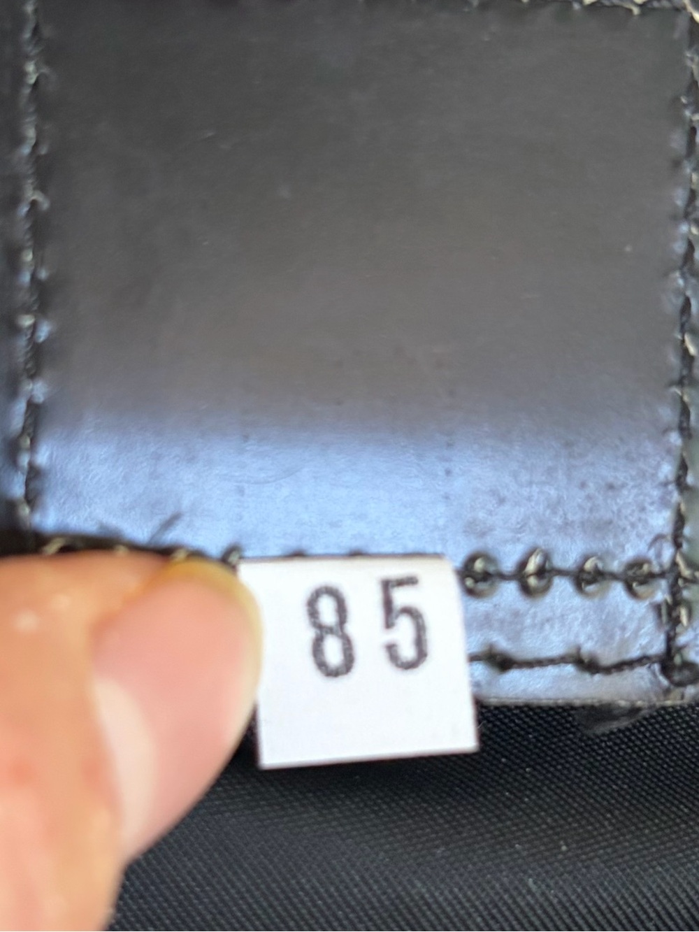 Vintage PRADA Black Nylon Pouch Drawstring Crossbody Bag - Picture 9 of 11